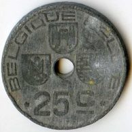 Mince Belgie 25 Cent 1946  (wč.72)         