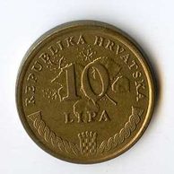 Mince Chorvatsko  10 Lipa 1997 (wč.168)    