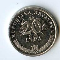 Mince Chorvatsko  20 Lipa 1995 (wč.200)    