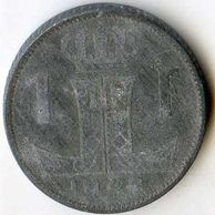 Mince Belgie 1 Franc 1942  (wč.102)             