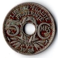5 Centimes r.1924 (wč.114)