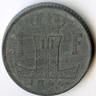 Mince Belgie 1 Franc 1944  (wč.106)                 