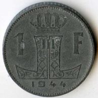 Mince Belgie 1 Franc 1944  (wč.107)                  