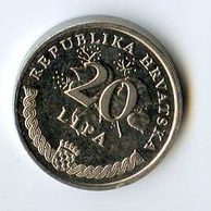 Mince Chorvatsko  20 Lipa 2001 (wč.212)     