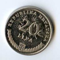 Mince Chorvatsko  20 Lipa 2001 (wč.213)    
