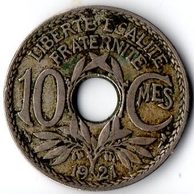 10 Centimes r.1921 (wč.169)