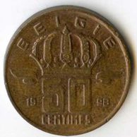 Mince Belgie 50 Centimes 1998  (wč.130)           