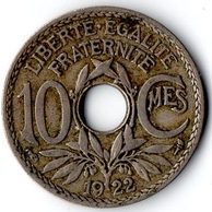 10 Centimes r.1922 (wč.171)