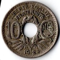 10 Centimes r.1924 (wč.174)