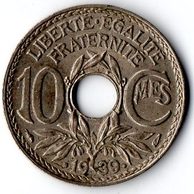10 Centimes r.1939 (wč.204)