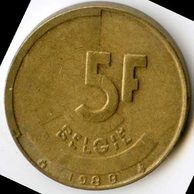 Mince Belgie 5 Francs 1988  (wč.175)               