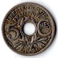 5 Centimes r.1921 (wč.108)