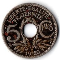 5 Centimes r.1920 (wč.107)