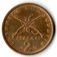 Mince Řecko 2 Drachma 1978 (wč.519)          