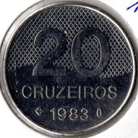 Mince Brazílie  20 Cruzeiros 1983 (wč.330)           