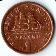 Mince Řecko  1 Drachma 1988 (wč.383)                   