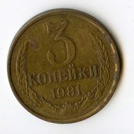 Rusko 3 Kopějky r.1981 (wč.364)          