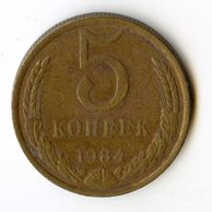 Rusko 5 Kopějky r.1984 (wč.446)      