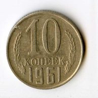 Rusko 10 Kopějky r.1961 (wč.500)         