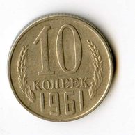 Rusko 10 Kopějky r.1961 (wč.501)       