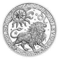 Stříbrná medaile Znamení zvěrokruhu Lev proof (ČM 2026)