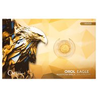 Zlatá 1/25oz investiční mince Orel  standard číslovaný (ČM 2025)