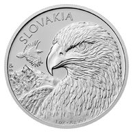 Stříbrná uncová investiční mince Orel standard (ČM 2025)