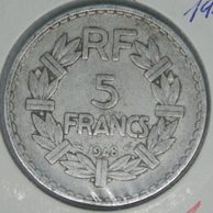 5 Francs r.1948  Al  (wč.456) 