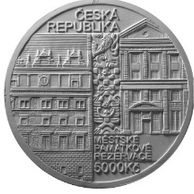Zlatá mince 5000 Kč Městské památkové rezervace ČNB - Plzeň standard (ČNB 2026)