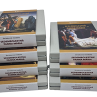 Sada sedmi stříbrných medailí Panna Marie Sedmibolestná (1-7) standard/patina (ČM 2022 - 2023)