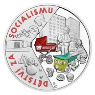 Stříbrná medaile Retro - Dětství za socialismu proof (ČM 2026)