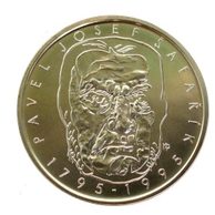 Stříbrná mince 200 Kč - 200. výročí narození P. J. Šafaříka provedení proof (ČNB 1995)