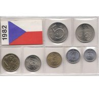 Sada oběžných mincí ČSSR 1982 (2)
