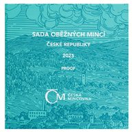 Sada oběžných mincí ČR -  provedení proof (ČNB 2025)
