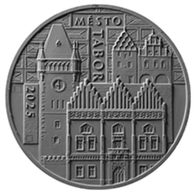 Zlatá mince 5000 Kč Městské památkové rezervace ČNB - Tábor proof (ČNB 2025)