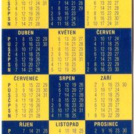 TK125 - Telefonní karta ČR Telecom - Kalendář 1996 (45/09.95/50)