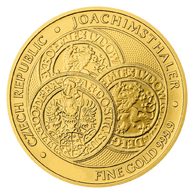Zlatá 1/25oz investiční mince Tolar - Česká republika standard (ČM 2023)