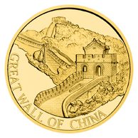 1 oddělený kus 3,11g - Zlatá 1/10oz mince Nových sedm divů světa - Velká čínská zeď  proof (ČM 2025) 