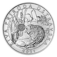 Stříbrná tolarová medaile Dějiny Ostravy - Osm staletí města - Živá příroda Ostravska (2021) 