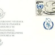 1986 - PT 17 Mezinárodní výstava poštovních známek STOCKHOLMIA 1986