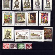 známky - soubor č.12 - Československo 