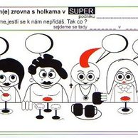 F 37600 - Sedím(e)  zrovna s holkama v Super podniku