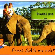 F 37609 - GO první sms ze světa