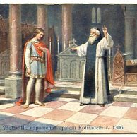 C 38439 - Václav III. napomenut opatem Konrádem 1306