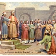 C 38438 - Nastolení knížete Břetislava 1037
