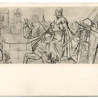 E 39745 - M. Aleš - Matěj Louda na Píseckém mostě