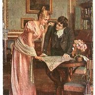 C 39844 - E. Brack - Před svatební cestou