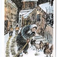 F 40612 - Eliška Servátková - Ulička u farního kostela