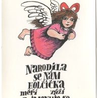 F 42260 - Narodila se nám holčička