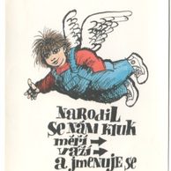 F 42258 - Narodil se nám kluk